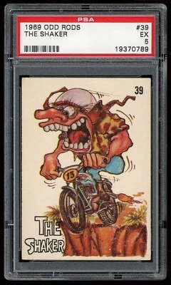 1969 Donruss Odd Rods Sticker #39 The Shaker PSA 5 - Image 1 of 2