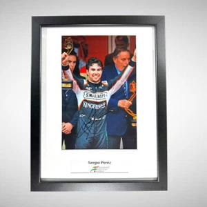 Sergio Perez Signed Sahara Force India Formula 1 Monaco Win Photograph - Picture 1 of 5