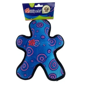 BillipetUSA Durable Floating Toss Dog Toy - Blue Toy Man w Squeaker 8" - Picture 1 of 2