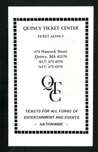Boston Red Sox--1997 Large Pocket Schedule--Quincy Ticket Center - Picture 1 of 3