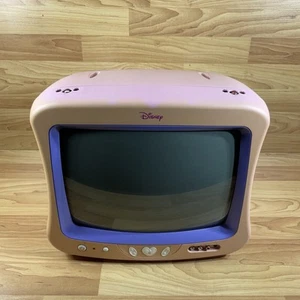 Disney Princess rosa 13" Röhrenfernseher Farbfernseher Retro Gaming ohne Fernbedienung ohne Lautsprecher TV only - Bild 1 von 13