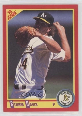 1990 Score Storm Davis #266 - Image 1 of 2