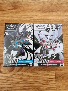 Sealed Pokémon TCG Scarlet & Violet Black Bolt And White Flare Booster Bundles - Picture 1 of 2