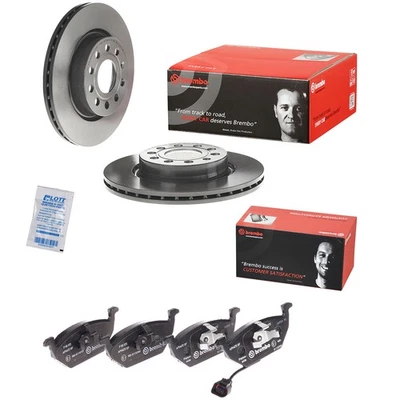 BREMBO Bremsscheiben Ø280mm + Beläge Set vorne für VW Golf 5 6 Audi A3 Octavia 2 - Bild 1 von 4