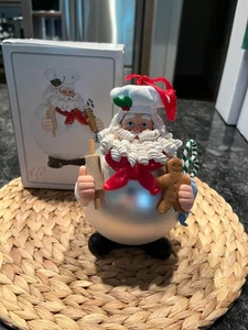 Deptartment 56 Noel Baker Santa Ornament in Original Box - Picture 1 of 5