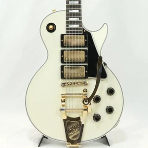 Gibson Custom Shop JPN LTD RUN Murphy Lab 1957 Les Paul Custom 3-Pickup w/Bigsby - Picture 1 of 11