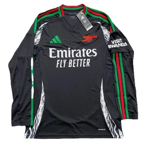 Camiseta deportiva de manga larga Adidas 24/25 Arsenal para hombre Stadium Away calce ajustado mediana nueva con etiquetas - Imagen 1 de 8