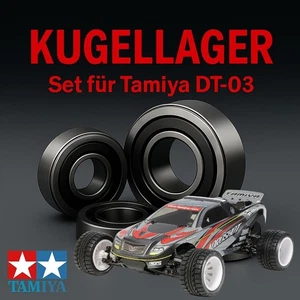KUGELLAGER SATZ FÜR TAMIYA AQROSHOT 14 LAGER MIT GUMMIDICHTUNGEN - Bild 1 von 2