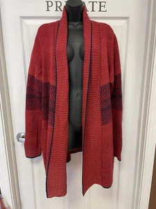 Cabi Strickjacke rot/marine XL #897 @@ - Bild 1 von 5