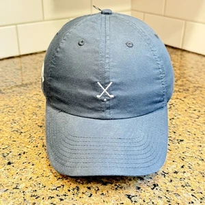 Nike Golf Heritage86 Dri-Fit Hat Cap Navy Eagle Logo Adjustable Strap Back - Picture 1 of 10