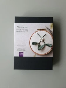 Royal School Of Needlework RSN Exclusive Mistletoe Stumpwork Embroidery Kit-New! - Picture 1 of 13