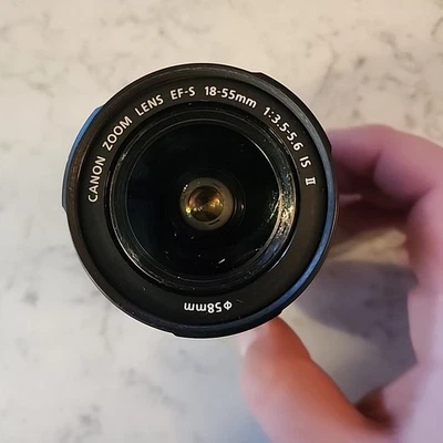 Canon EF-S 18-55mm f/3.5-5.6 IS II Zoom Lens Image Stabilizer *AS IS FOR PARTS* - Image 1 of 4