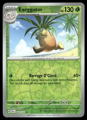 SV08: Surging Sparks #003/191 Exeggutor - Image 1 of 2