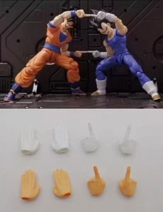 custom  1/12 shf goku & Vegeta The dharma fusion Hand kit （No Figure） - Picture 1 of 3