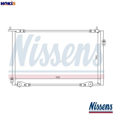 CONDENSER AIR CONDITIONING 94736 FOR HONDA ACCORD/VI/Hatchback/Mk/VII 1.6L 4cyl - Image 1 of 4