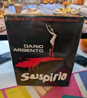 Suspiria (Argento) Blu-ray Ltd Ed Steel 40th 3 Disc OOP. Halloween Horror - Image 1 of 4