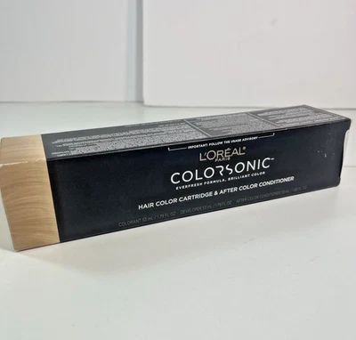 L'Oreal Paris Colorsonic Hair Color Cartridge Light Blonde Natural 9 OPEN BOX - Image 1 of 4