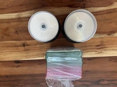 90 DVD+R Discs and some cases. - Image 1 of 4