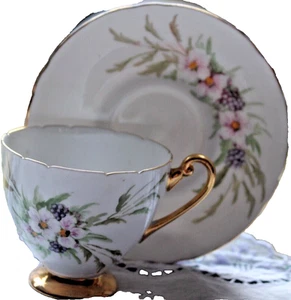 Shelley Tasse & Untertasse handbemalt von Shelley Künstler - Bild 1 von 2