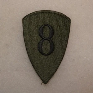 Parche de hombro tenue vintage del 8º Comando de Personal del Ejército de los Estados Unidos (hecho en Corea) - Imagen 1 de 2