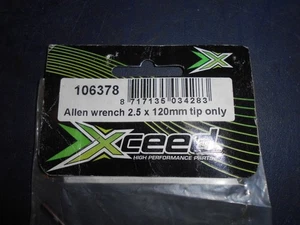 Exceed 106378 Allen wrench 2.5x 120mm Tip only  FG Harm Mecatech RC Car - Picture 1 of 2