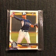 (10) 2018 BOWMAN DRAFT #BD-144 SEAN GUILBE PROSPECT CARD LOT  SAN DIEGO PADRES