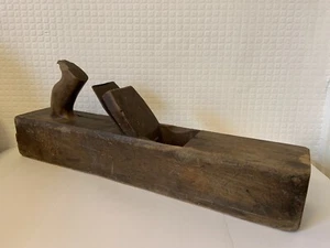 Large Vintage Wooden Block Plane - Foto 1 di 4