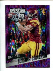 2015 Panini Prizm Draft Picks Purple Flash Prizm #50 Jordan Cameron #/99 🏈 - Picture 1 of 2