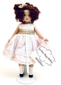 Madame Alexander 48330 Tiny Betty Happy Birthday 7" Doll In Dress With Stand - Picture 1 of 2