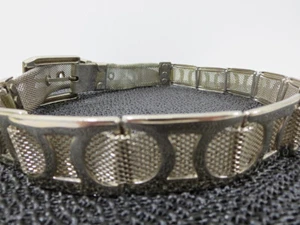 Edelstahl Mesh Gürtel Damen klein Junior 24"-28" linsenförmige Sanduhr XLNT - Bild 1 von 11