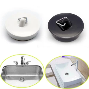 Tapón de drenaje de repuesto de tapón de goma para bañera fregadero cocina baño ducha - Imagen 1 de 14