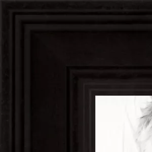 ArtToFrames 1.5" Custom Poster Frame Black Stain Wood 4386 Large - Picture 1 of 7