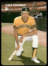 1984 Mother's Cookies Oakland Athletics Dave Kingman Oakland Athletics #15