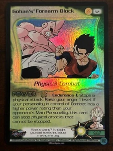 DBZ CCG Gohan's Forearm Block HOLO FOIL Rare 52 LIMITED Dragon Ball Z Score TCG - Picture 1 of 14