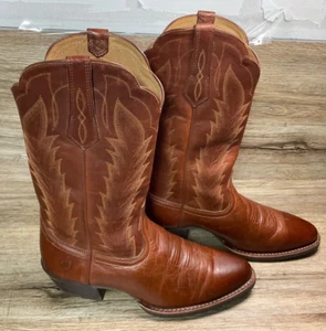Women’s size 9.5 D ARIAT Heritage X Toe Elastic Wide Calf Western BOOTS - Picture 1 of 16
