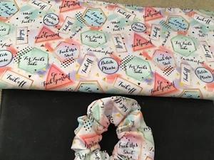 Rude words pastels scrunchie - Picture 1 of 2