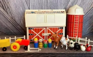 Fisher-Price The Farm 2" x 3" Kühlschrankmagnet Vintage Kunst kein Spielzeug - Bild 1 von 3