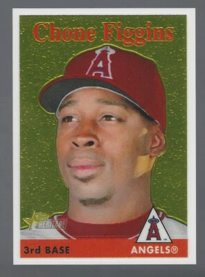 Chone Figgins 2007 Topps Heritage Chrome 0112/1958 Card# THC-48 - Image 1 of 4