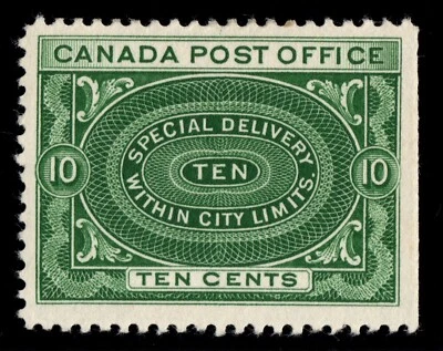   E1 Special Delivery Canada mint well centered cv $250 - Image 1 of 2