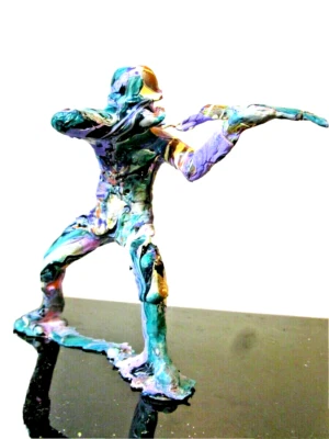 soldados marx pintados a mano vintage por el artista musk yai Foto 1 de 4