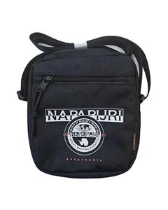 Crossbody Bag Napapijri Men Crossbody Bag Unisex Polyester Black - Picture 1 of 2