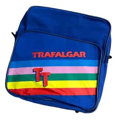 Bolso de Viaje Trafalgar Vintage Años 80 Bandolera Mensajero Bolso de Transporte para Pasar la Noche Foto 1 de 4