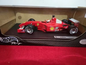 HOT WHEELS FERRARI F2001 MICHAEL SCHUMACHER 1:18 PARI AL NUOVO - Foto 1 di 5