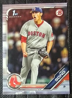 2019 Bowman Draft #BD99 Noah Song 1st - Boston Red Sox - Image 1 of 2
