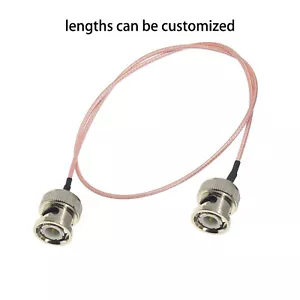 BNC Male to BNC Male 50-Ohm Lot RF coax jumper Pigtail coaxial cable RG316 - Picture 1 of 2