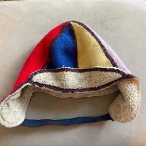XOB Kids Upcycled Brim Hat Wool Style Winter Hat Outdoors - Picture 1 of 3