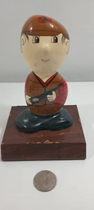 1993 Rock Heads Paperweight Hunter Man Collectible - Picture 1 of 5
