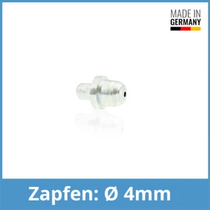 DIN 3402A K1 4mm Stahl verzinkt Kugelschmiernippel Schmiernippel - Picture 1 of 1