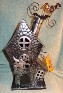 NUOVO NUOVO CON ETICHETTE METALLO NERO SPETTRALE HALLOWEEN ILLUMINATO CASA STREGATA DECORAZIONE TAVOLO TOP - Foto 1 di 9