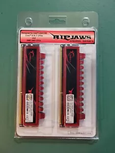 4GB (2GBx2) G.Skill Ripjaws PC3-12800 Non-ECC DDR3 RAM F3-12800CL9D-4GBRL - Picture 1 of 3